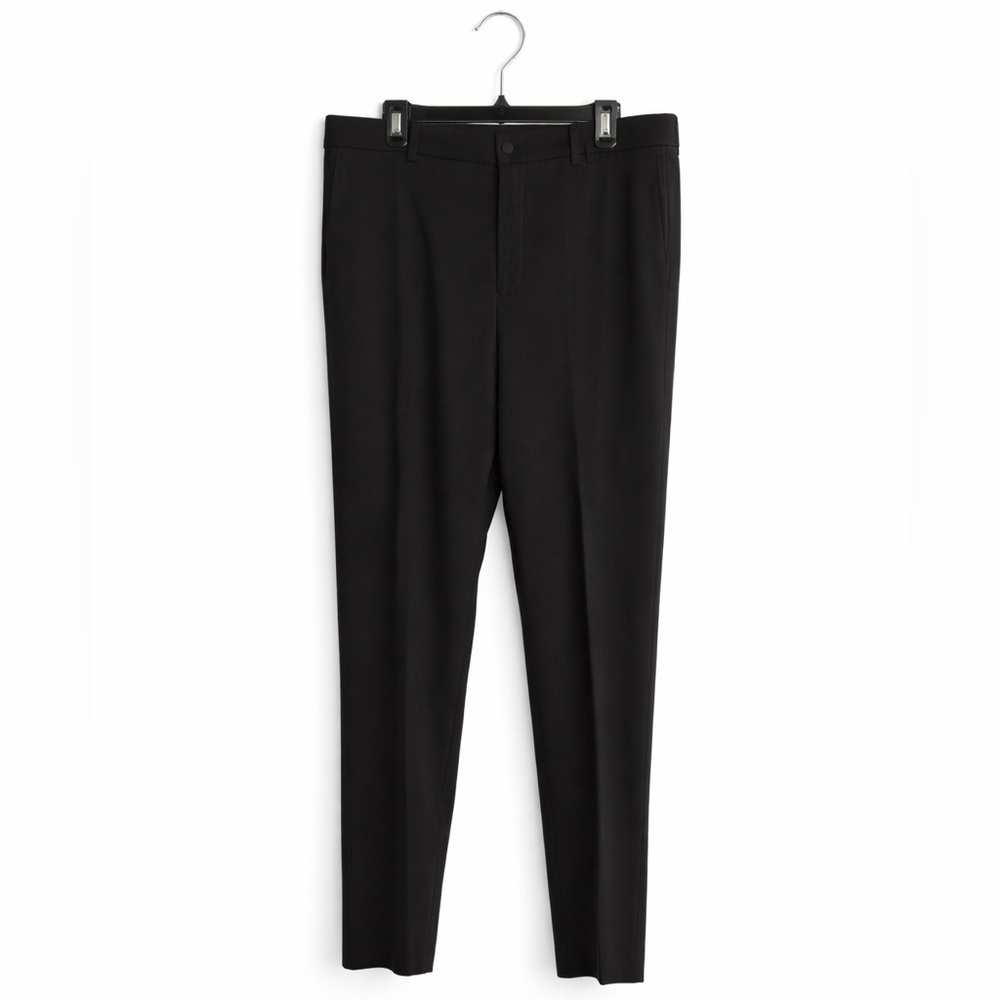Cubavera Men’s Black Dress Pants 36x32 Flat Front Classic Fit Stretch